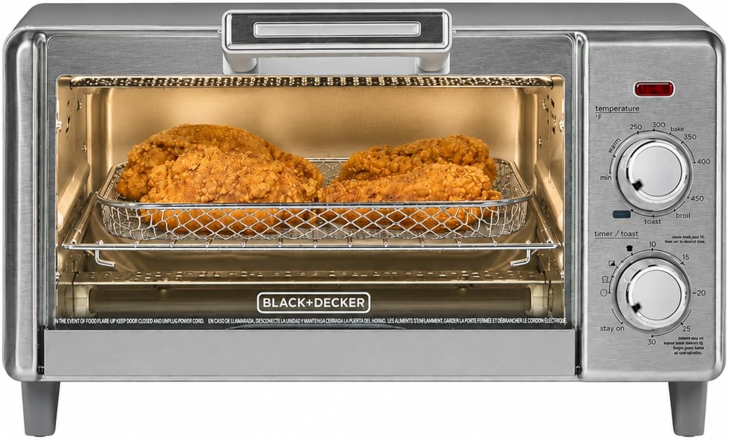 4-Slice Air Fry Toaster Oven, 5-in-1 Countertop Oven