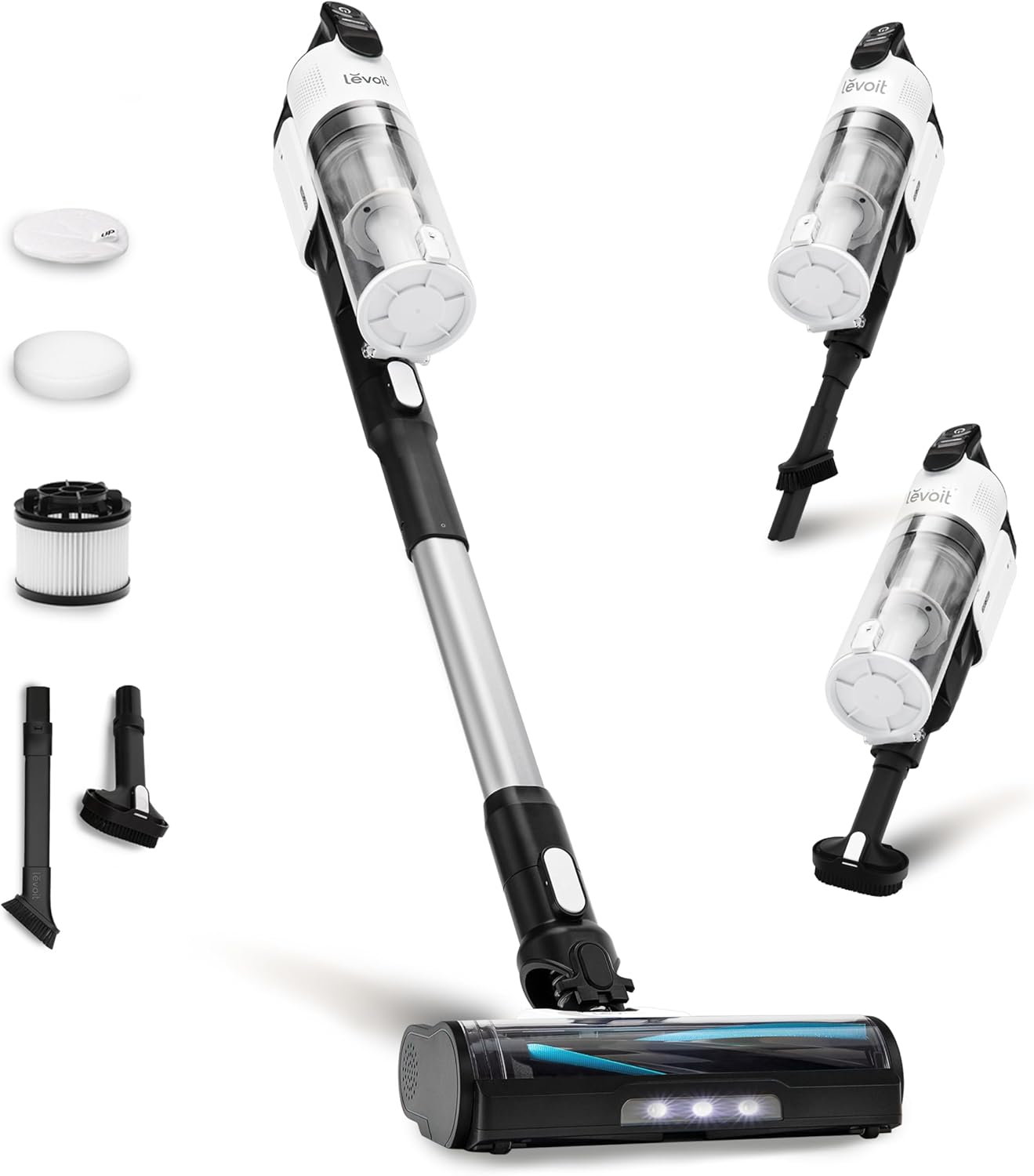 Cordless Vacuum Cleaner, Anti-Tangle for Pet Hair, Up to 50 Minutes