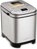 Bread Maker Machine, Stainless Steel, 12 Programs, Up to 2 lbs | CBK-110NAS, compact automatic bread maker with 12 menu options, 3 crust colors & sizes, LCD display & 13-hr delay-start timer