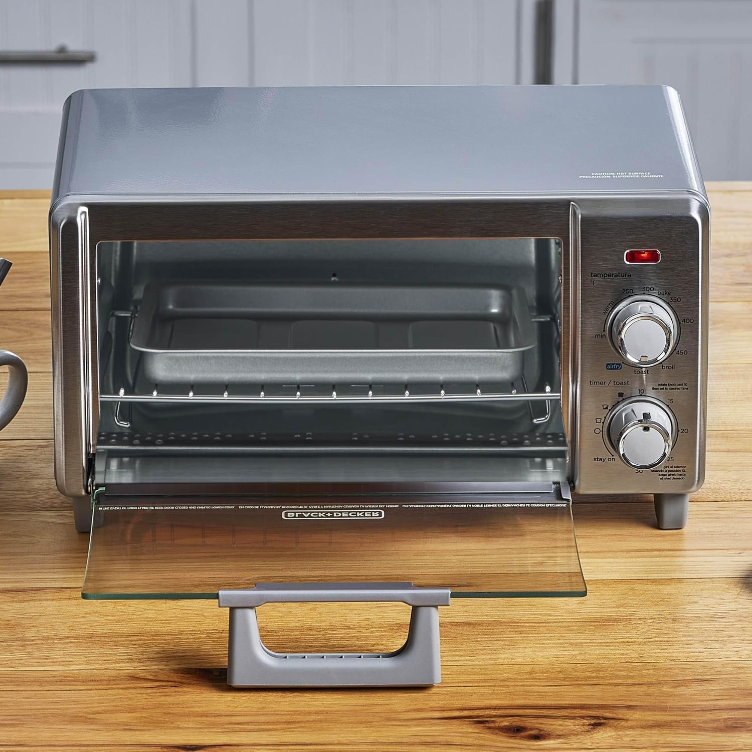 4-Slice Air Fry Toaster Oven, 5-in-1 Countertop Oven