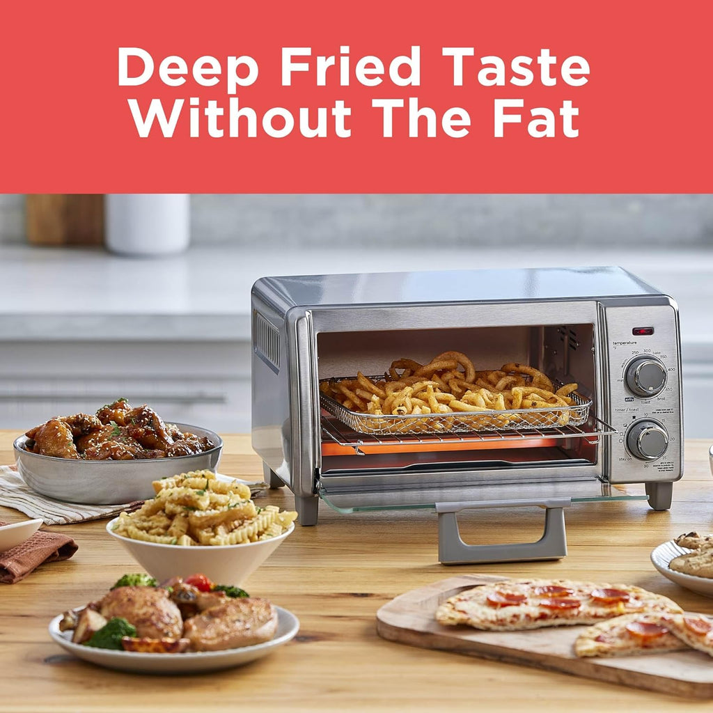 4-Slice Air Fry Toaster Oven, 5-in-1 Countertop Oven