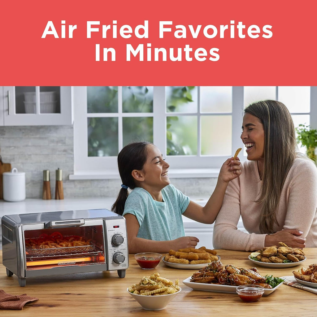 4-Slice Air Fry Toaster Oven, 5-in-1 Countertop Oven